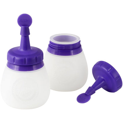 2 pack of small silicone squeeze bottles by Wilton