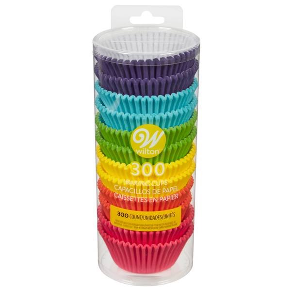 Wilton Rainbow Brights 300 pack standard cupcake papers