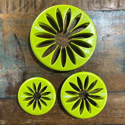Gerbera Daisy or sunflower flower and leaf set 3 cutters