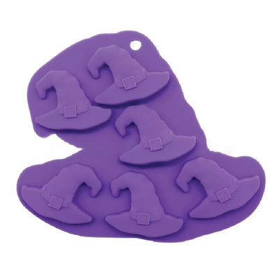 Witches hat 6 cavity silicone bite size mould