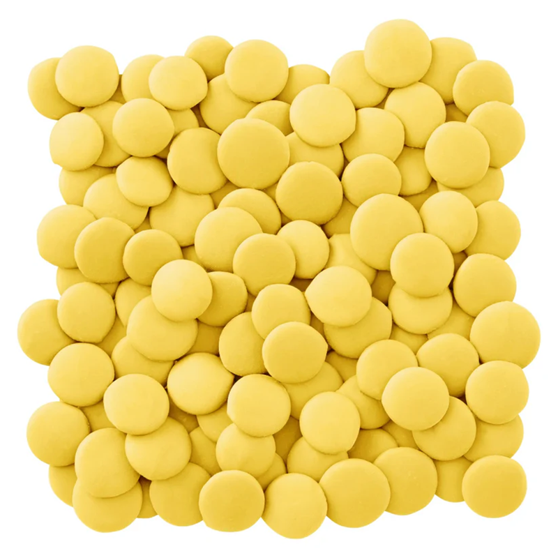 Candy melts Yellow (like chocolate for melting and moulding)