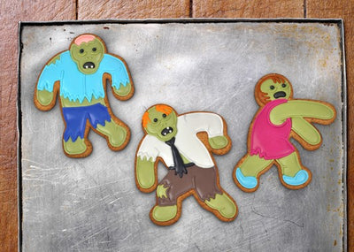 Undead Fred Zombie cookie cutter set 3