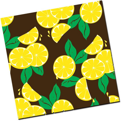 Chocolate transfer sheet Lemon citrus