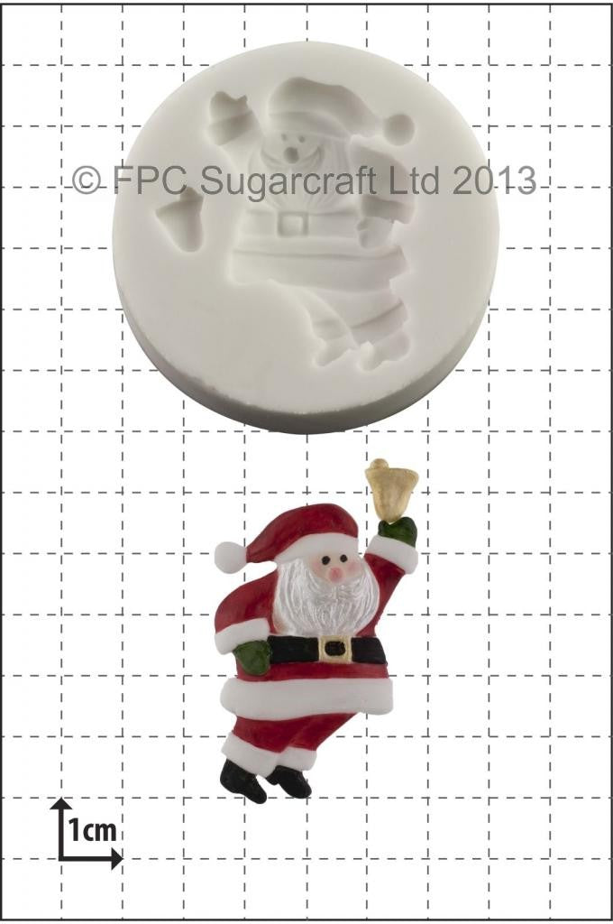 Santa Claus with Bell silicone mould