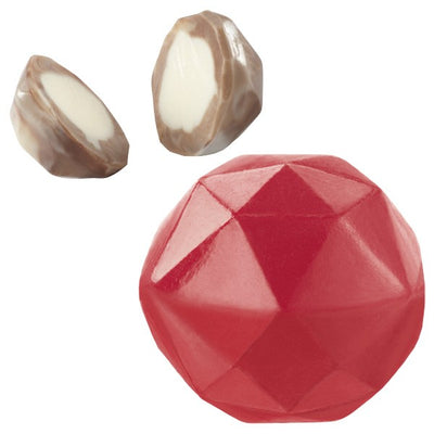 3d or 2d gem faceted diamond chocolate mould