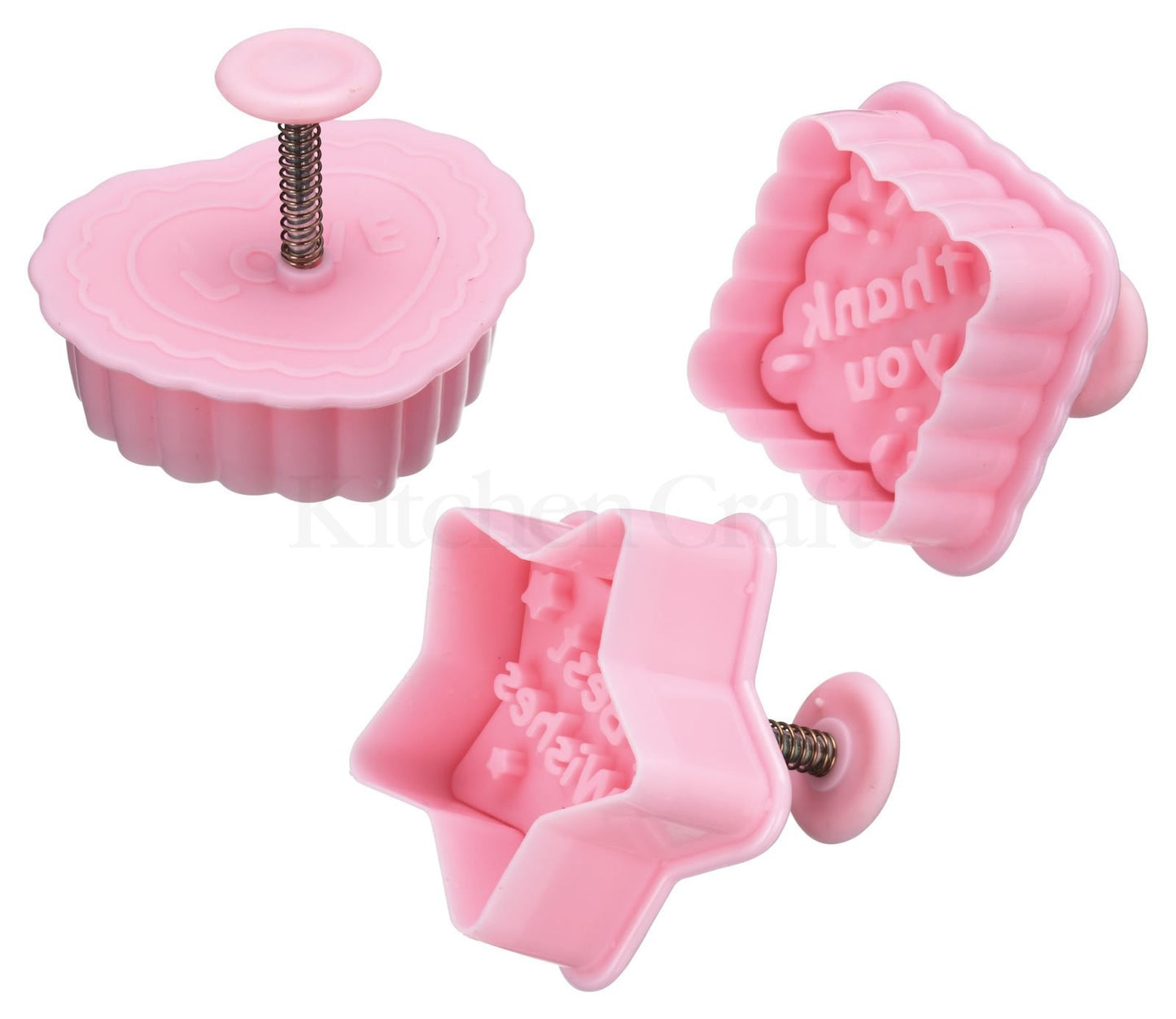 Sweetly Doesit message plunger cutter set 3