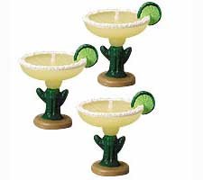 Margarita cocktail glass 6 Piece Candle Set