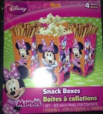 Minnie Mouse snack or treat boxes (4)