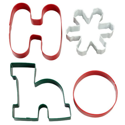 Hoho Christmas cookie cutter 4 piece set
