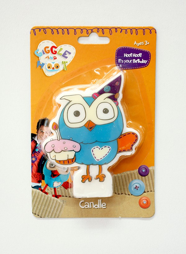 Hoot the owl Giggle and Hoot candle
