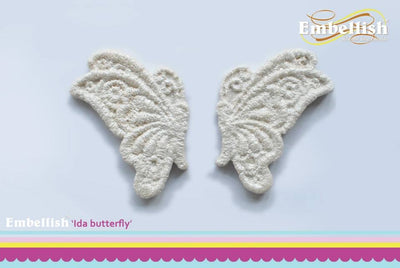 Embellish silicone mould Ida Lace butterflies