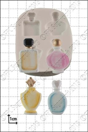 Perfume or scent bottle silicone mould