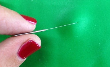 Super fine needles for fondant bubbles (acupuncture needles)