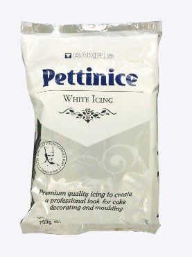 750g Bakels Pettinice fondant icing White