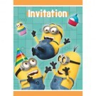 Despicable Me Minions party invites (8)