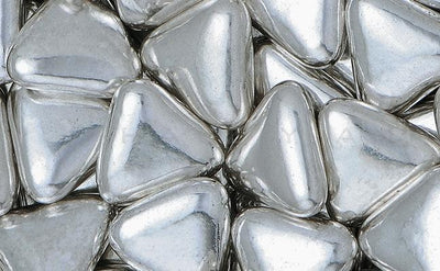 Cachous Dragee silver Triangle shape 100g