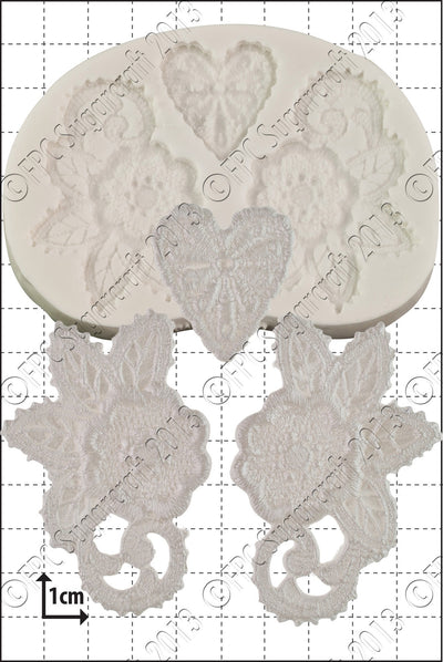 Esme lace silicone mould
