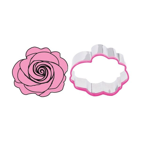 Rose cookie cutter and stamp set