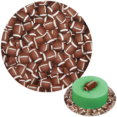 Football rugby ball cake card board 12 inch (3pack)