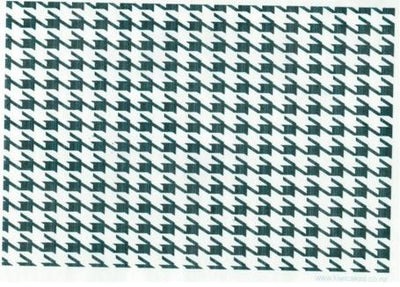 Wafer paper sheet Black and White houndstooth