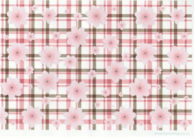 Wafer paper sheet Cherry Blossom TWEED