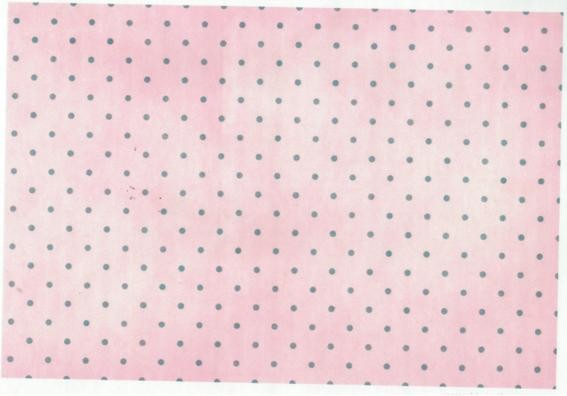 Wafer paper sheet Pink polka dot