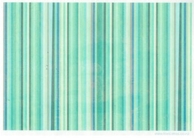Wafer paper sheet Pastel green stripes