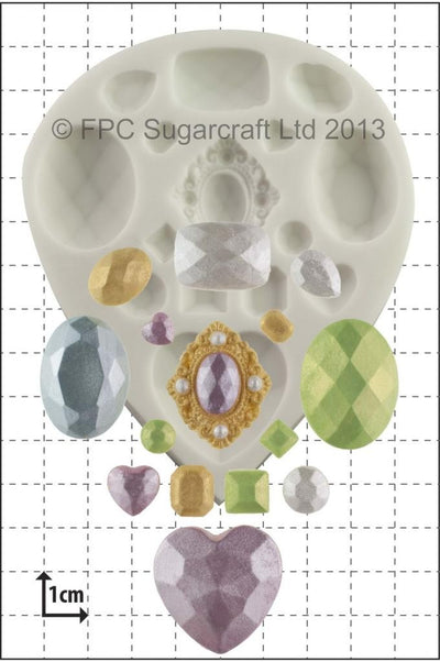 Jewels and Gems silicone mould