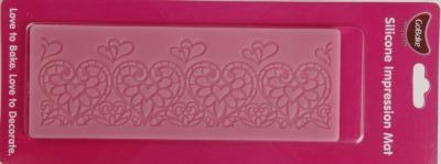 GoBake lace mould Heart Lace