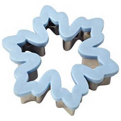 Snowflake comfort grip cookie cutter