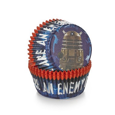 Doctor Who Dalek cupcake papers pack 50 Dr Who