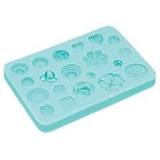 Rosettes assorted decorative elements silicone mould