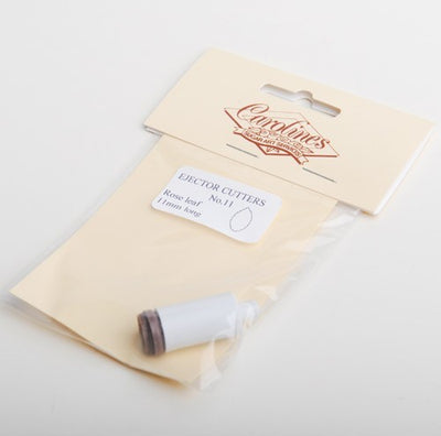 Tiny rose leaf plunger ejector cutter 11mm long