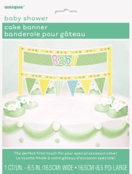Cake banner bunting Baby Shower topper