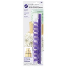 Wilton Support Rods and Caps 14 piece (Dowel system)