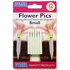 PME flower posy picks for feathers or wires 12pk small
