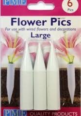 PME flower posy picks for feathers or wires 6pk Large