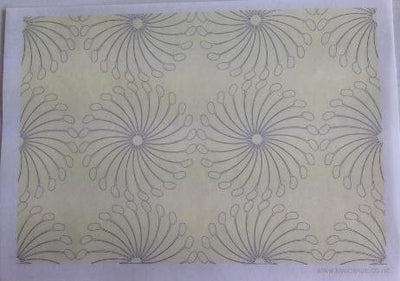 Wafer paper sheet Dandelion