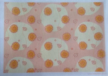 Wafer paper sheet Daisies & Vines Daisy
