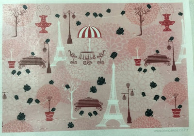 Wafer paper sheet Stacey's Parisian Dream Paris Eiffel Tower