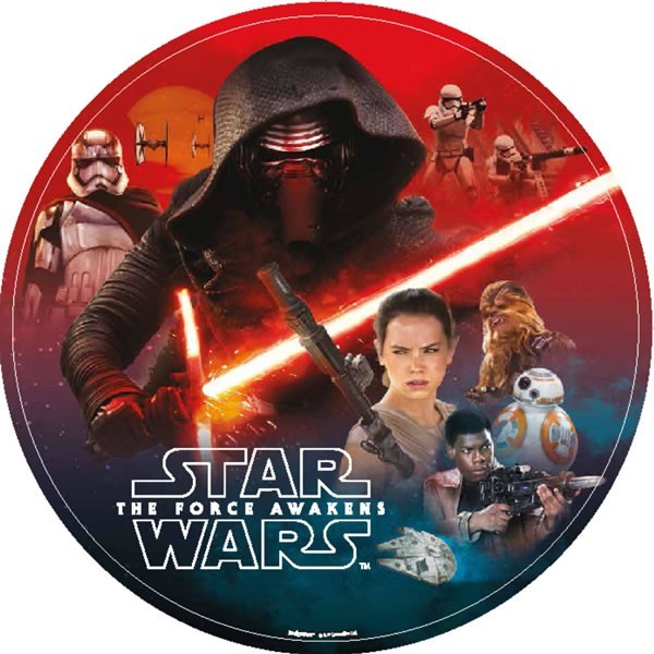 Star Wars Episode 7 party Luncheon Plates (8)