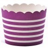 Orchid purple straight sided cupcake papers baking cups