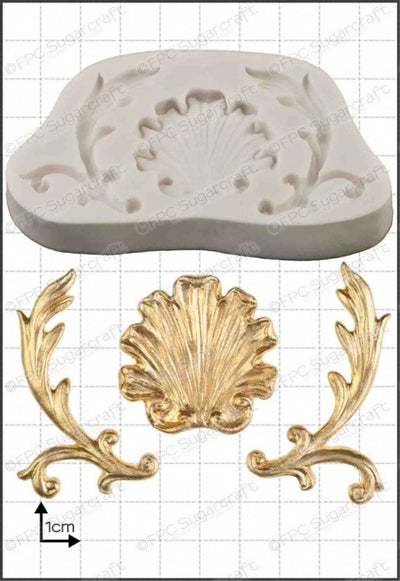 Baroque shell silicone mould