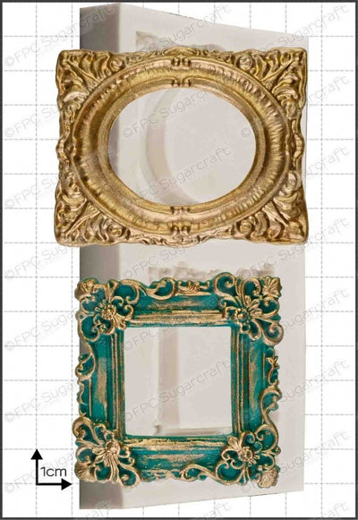 Ornate picture frames frame silicone mould
