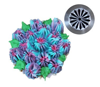 Large flower icing tip Multi Petal Daisy Russian Style
