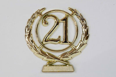 number wreath 21 GOLD