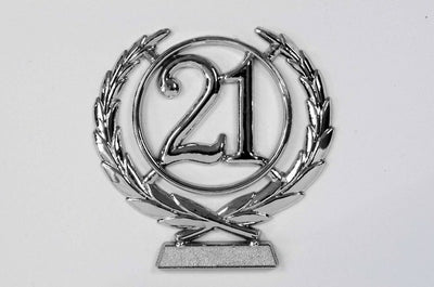 number wreath 21 SILVER