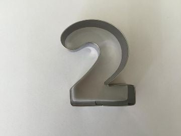 Number cookie cutter Number 2 Two 5cm Stainless Steel