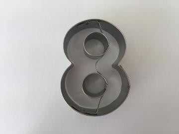 Number cookie cutter Number 8 Eight 5cm Stainless Steel