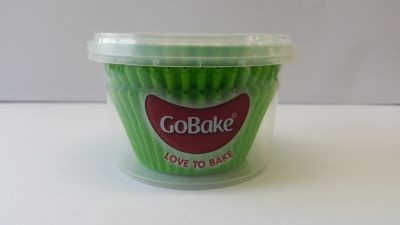 Green standard cupcake papers